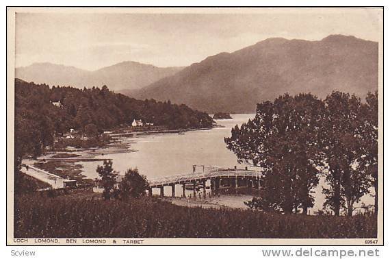 Ben Lomond & Tarbet, Loch Lomond, Scotland, UK, 1910-1920s