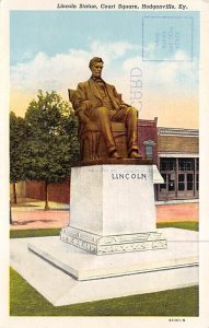 Lincoln Statue Court Square Hodgenville KY