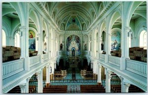 M-33599 Interior of St Peters Church Chéticamp Canada