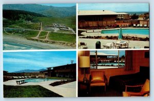 San Simeon California Postcard San Simeon Lodge Multiview 1960 Vintage Antique