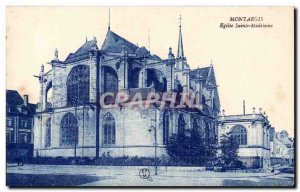 Old Postcard Montargis Eglise Sainte Madeleine
