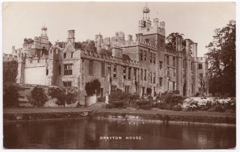 Northamptonshire; Drayton House RP PPC, Unposted, By J Horden, c 1910's