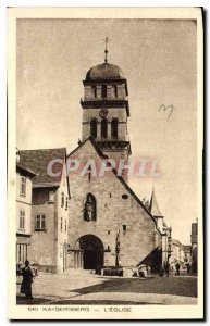 Old Postcard Kaysersberg Church