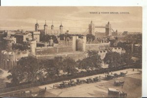 London Postcard - Tower & Tower Bridge - Ref 14157A