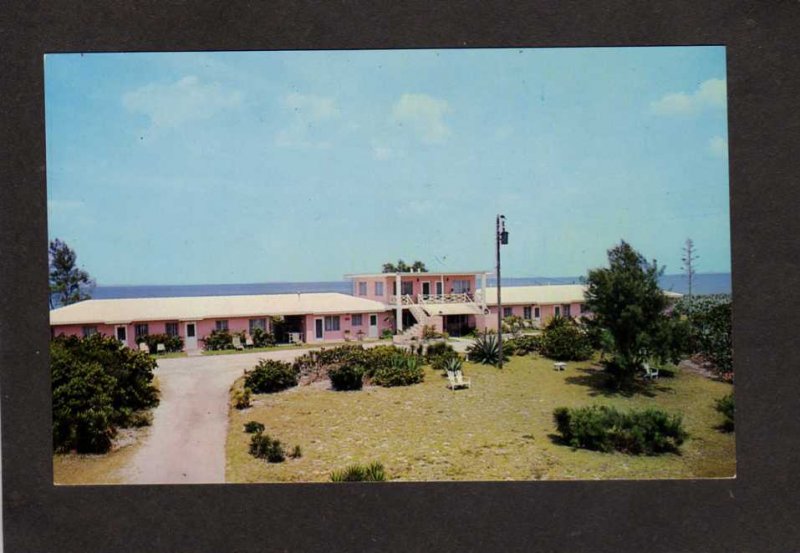 FL Sea Grape Manor Apartments Apts Melbourne Beach Florida Postcard