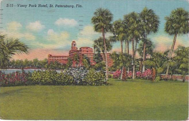 Florida St Petersburg The Vinoy Park Hotel 1954 Curteich