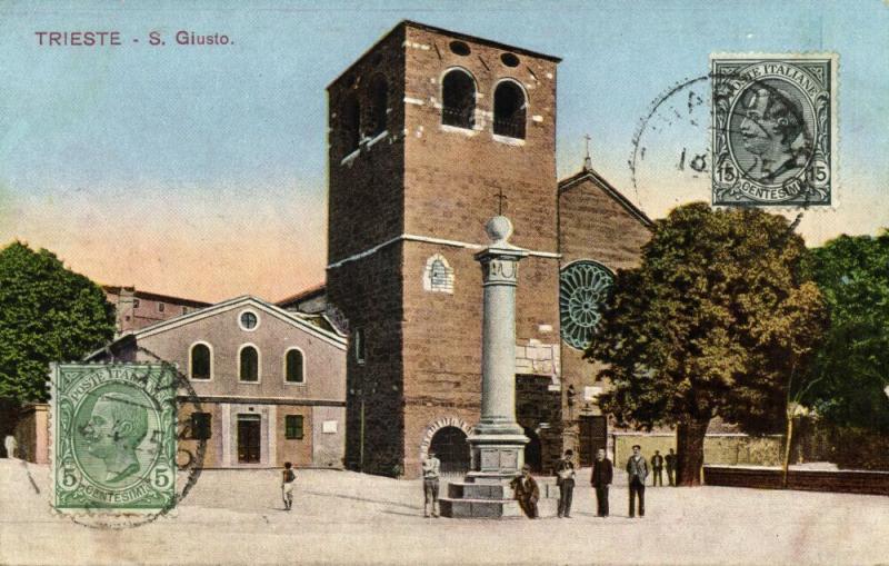 italy, TRIESTE, Cattedrale di San Giusto (1925) Stamps