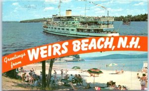 Postcard - Greetings from Weirs Beach, New Hampshire