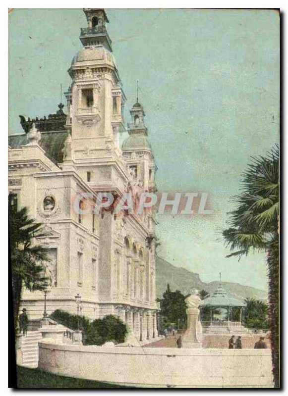 Old Postcard Monte Carlo Casino