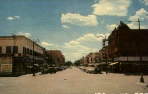 North Platte Nebraska NE Main Street Scene Vintage Postcard