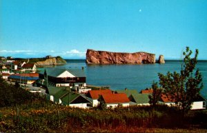 Canada Quebec Perce Showing Perce Rock