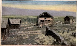 Oregon - A view of the Old Fort Dalles