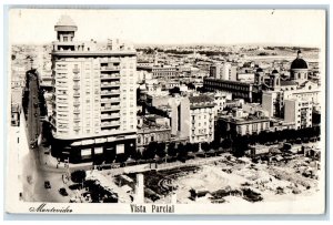 1945 Montevideo Partial View Uruguay Vintage Posted RPPC Photo Postcard