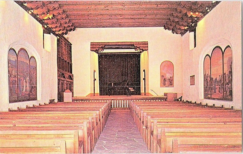 Museum of New Mexico Interior Auditorium Vintage Postcard Standard View Card 