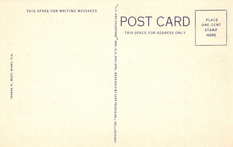 US    PC2669  CAFE DE LA PAIX, RONEY PLAZA, MIAMI BEACH, FLORIDA