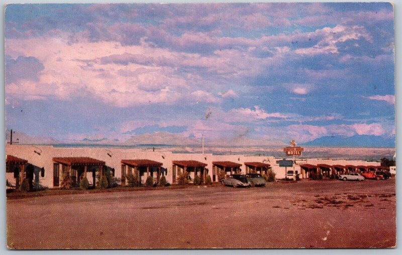 Vtg Benson Arizona AZ Quarterhorse Motel Highway 80 1940s View Old Postcard