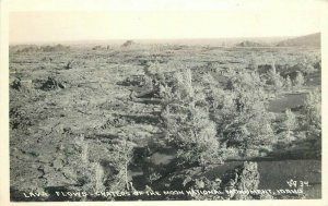 Idaho Lava Flows Craters Monument Andrews 1953 RPPC Photo Postcard 21-8895