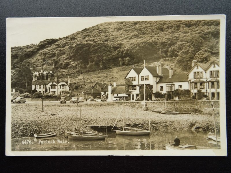 Somerset PORLOCK WEIR c1950s RP Postcard