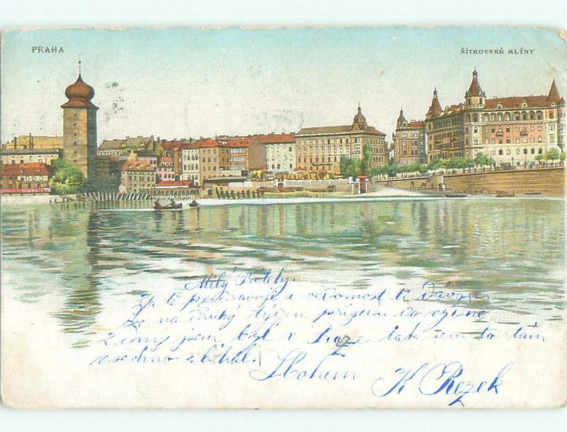 Pre-1907 NICE VIEW Prague - Praha Czechoslovakia Czech Republic i5410