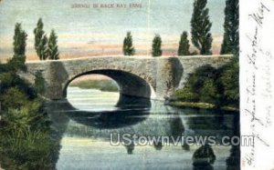 Bridge & Lake, Public Garden - Back Bay Fens, Massachusetts MA