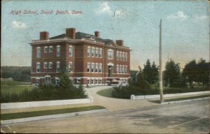 Sound Beach CT High School c1910 Postcard