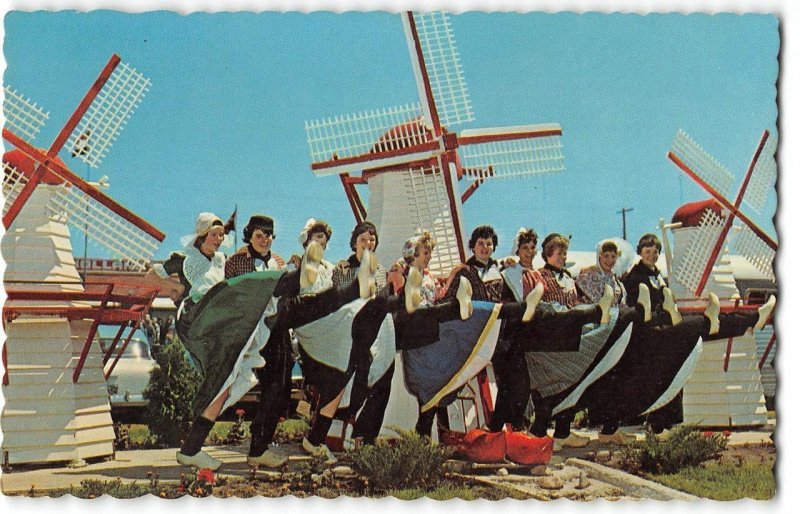 Klompen Dancers HOLLAND, MICHIGAN Wooden Shoe Factory Dutch Windmills c1960s
