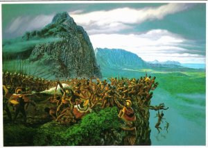 The Battle of Nuuana Pali ,Painting Depicts the Final Battle f. Unification PC