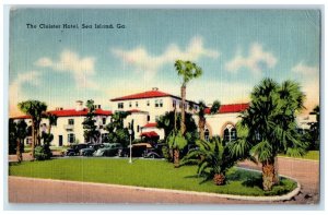 1946 Cloister Hotel Exterior View Building Sea Island Georgia Vintage Postcard