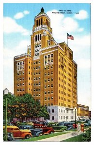 1940's The Clinic, Mayo Clinic, Rochester, MN Postcard