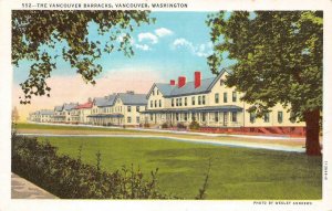 VANCOUVER, Washington WA    VANCOUVER BARRACKS~Military Post   ca1940's Postcard