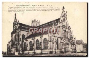 Old Postcard Bourg Ain Brou Church