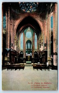 Palma de Mallorca Caterdral Interior Spain Postcard