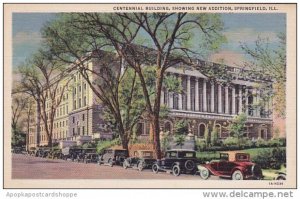 Illinois Springfield Centennial Building Showing New Addition