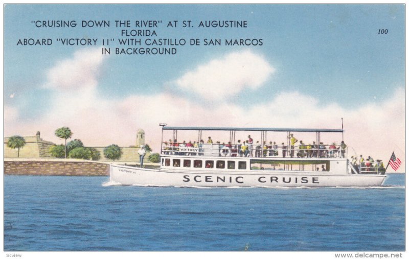 Boat Ride, Scenic Cruise, Victory II, Castillo De San Marcos, ST. AUGUSTINE, ...