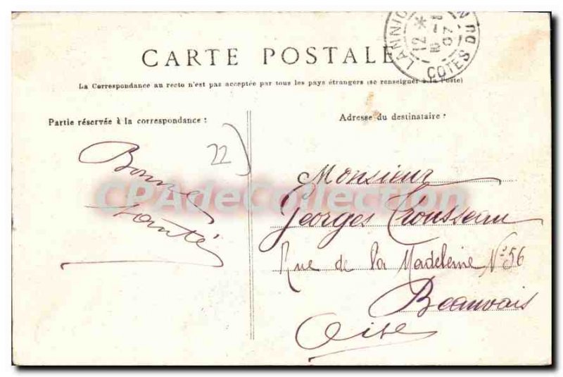 Postcard Old PLOUMANACH Chaos