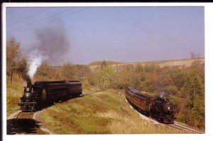 Railway Trains, Credit River Valley, Cataract, Ontario