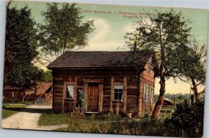 Indian Wigwam Cattaraugus Residence Gowanda NY Vintage Postcard L20
