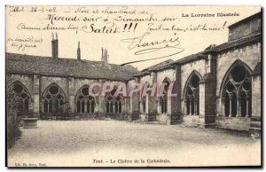 Old Postcard Toul Le Cloitre de la Cathedrale