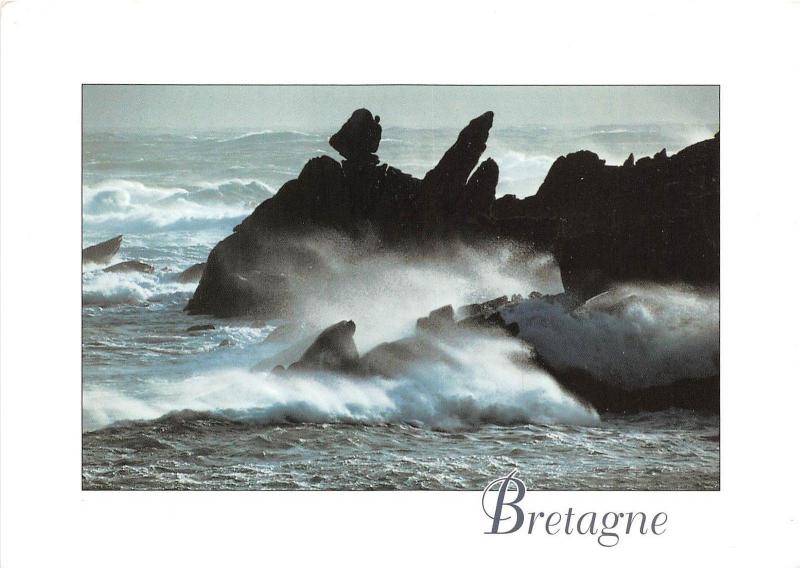 B51921 Bretagne Tempete sur la cote bretonne   france