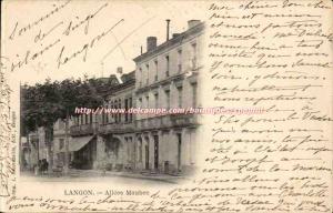 Langon - Allees Maubec - Old Postcard