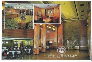 Interior of Queen Mary Ship Hotel Docked at Long Beach California  4 by 6 size