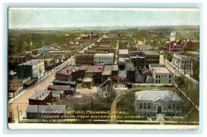 Fremont Nebraska Business Section 1908 Chicago Illinois Laurel Antique Postcard 