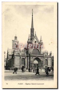 Paris Postcard Ancient Church Bourget