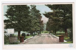 National War Cemetery Memphis TN Phostint postcard