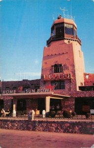 Control Tower EL PASO, TEXAS Municipal Airport 1957 Roadside Vintage Postcard