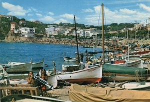 Llanfranch Fishing Boats Costa Brava Postcard