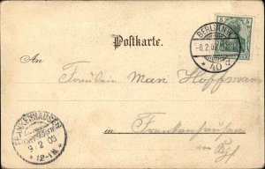 Berlin Germany Gruss aus Berlin Multi-View c1905 Vintage Postcard