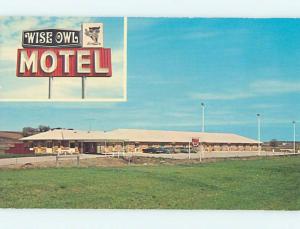 Pre-1980 OLD CARS & WISE OWL MOTEL Atlantic Iowa IA M2911