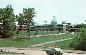 postcard WV - Hawks Nest State Park - Lodge