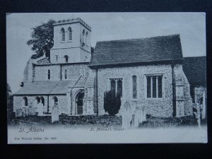 Hertfordshire ST. ALBANS St. Michael's Church c1904 by The Wrench Series 6295